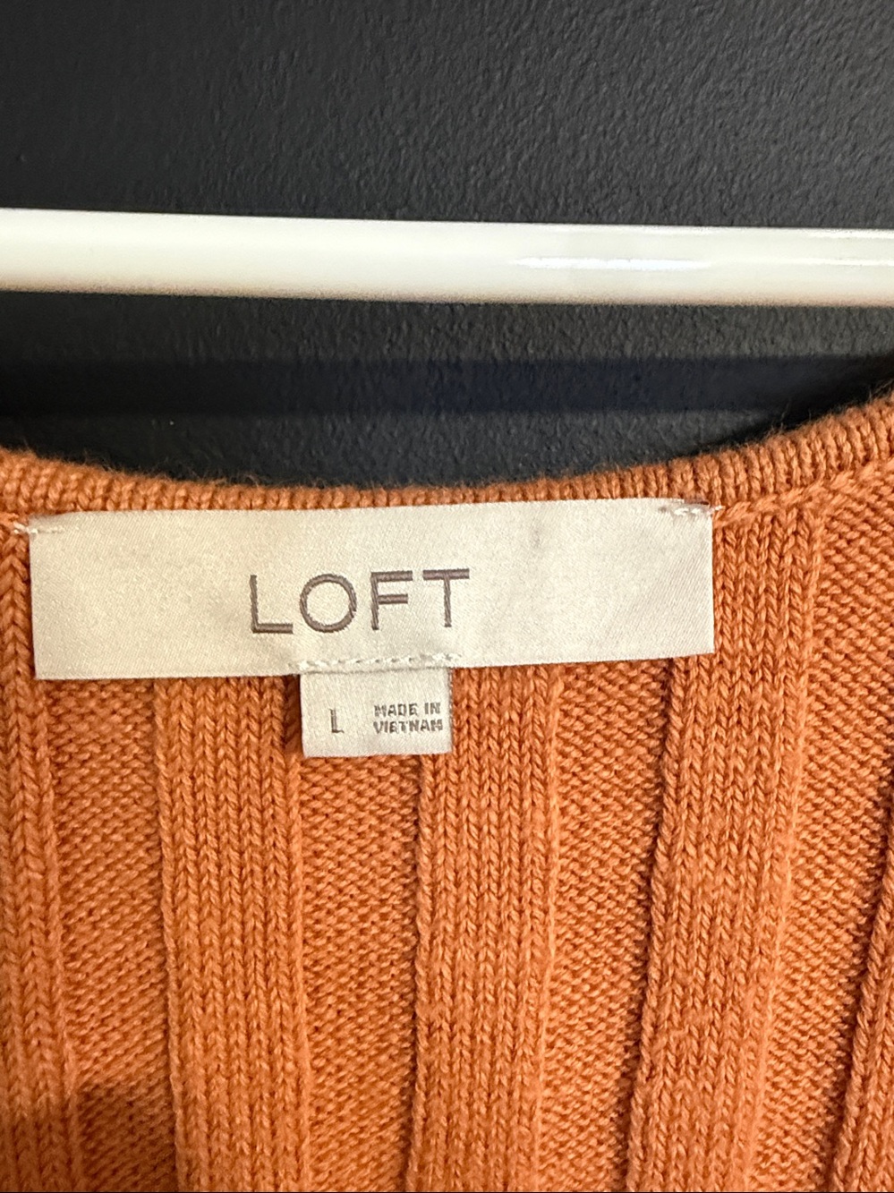 LOFT Sleeveless Button Front Sweater Size: L - Picture 3 of 5